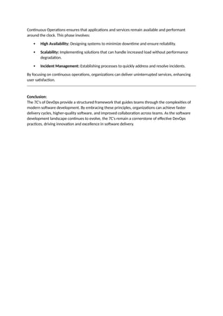 Mastering the 7C of AI Software delivery | DOCX