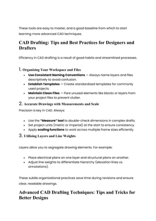 Basic Drafting Projects Mastering the CAD Drafting Process: A Comprehensive Guide | PDF