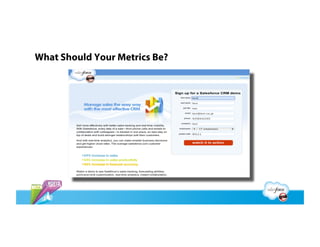 What Should Your Metrics Be?
 