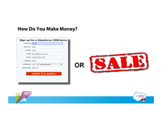 How Do You Make Money?




                    OR
 