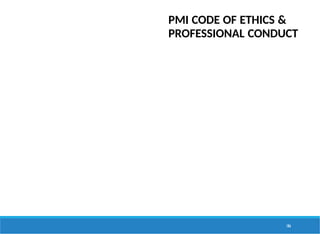 PMI CODE OF ETHICS &
PROFESSIONAL CONDUCT
186
 