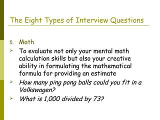 Mastering the Job Interview | PPT