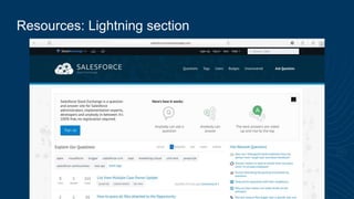 Resources: Lightning section
 