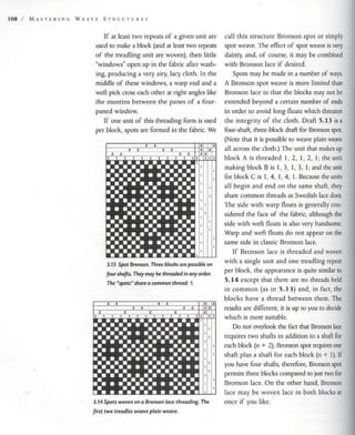Mastering weave structures