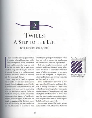 Mastering weave structures