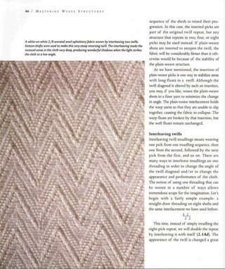 Mastering weave structures