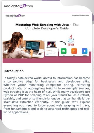 Mastering Web Scraping with Java - Developer’s Guide.pptx