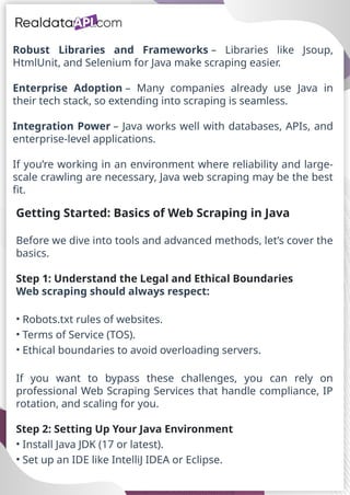 Mastering Web Scraping with Java - Developer’s Guide.pptx