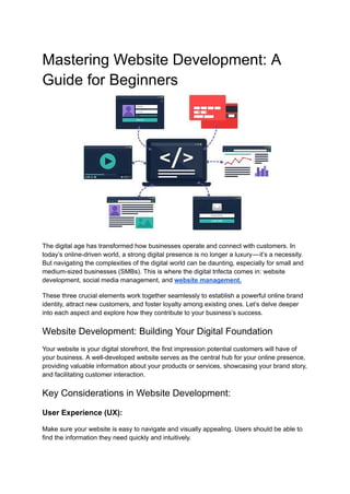 Mastering Website Development_ A Guide for Beginners.pdf | Web ...