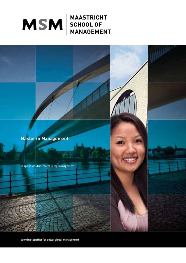 Master In Management Brochure Maastricht