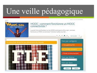 Une veille pédagogique
 