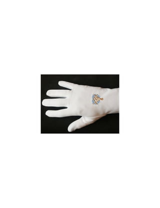 Master Mason White Cotton Gloves