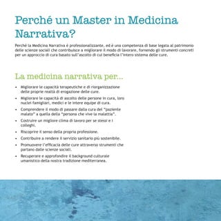 Master in Medicina Narrativa Applicata