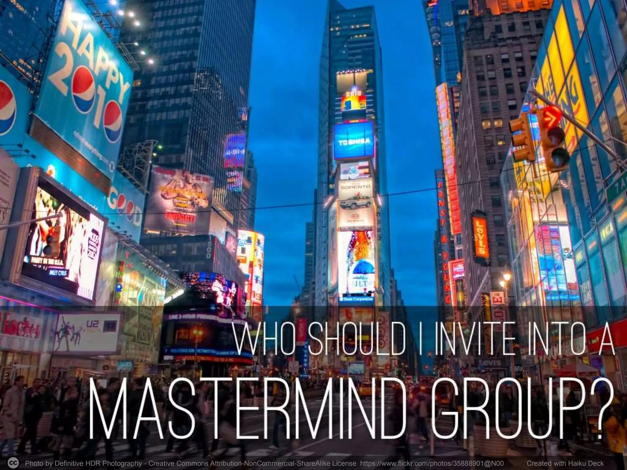 Photo by Definitive HDR Photography - Creative Commons Attribution-NonCommercial-ShareAlike License https://www.flickr.com/photos/35888901@N00 Created with Haiku Deck
 