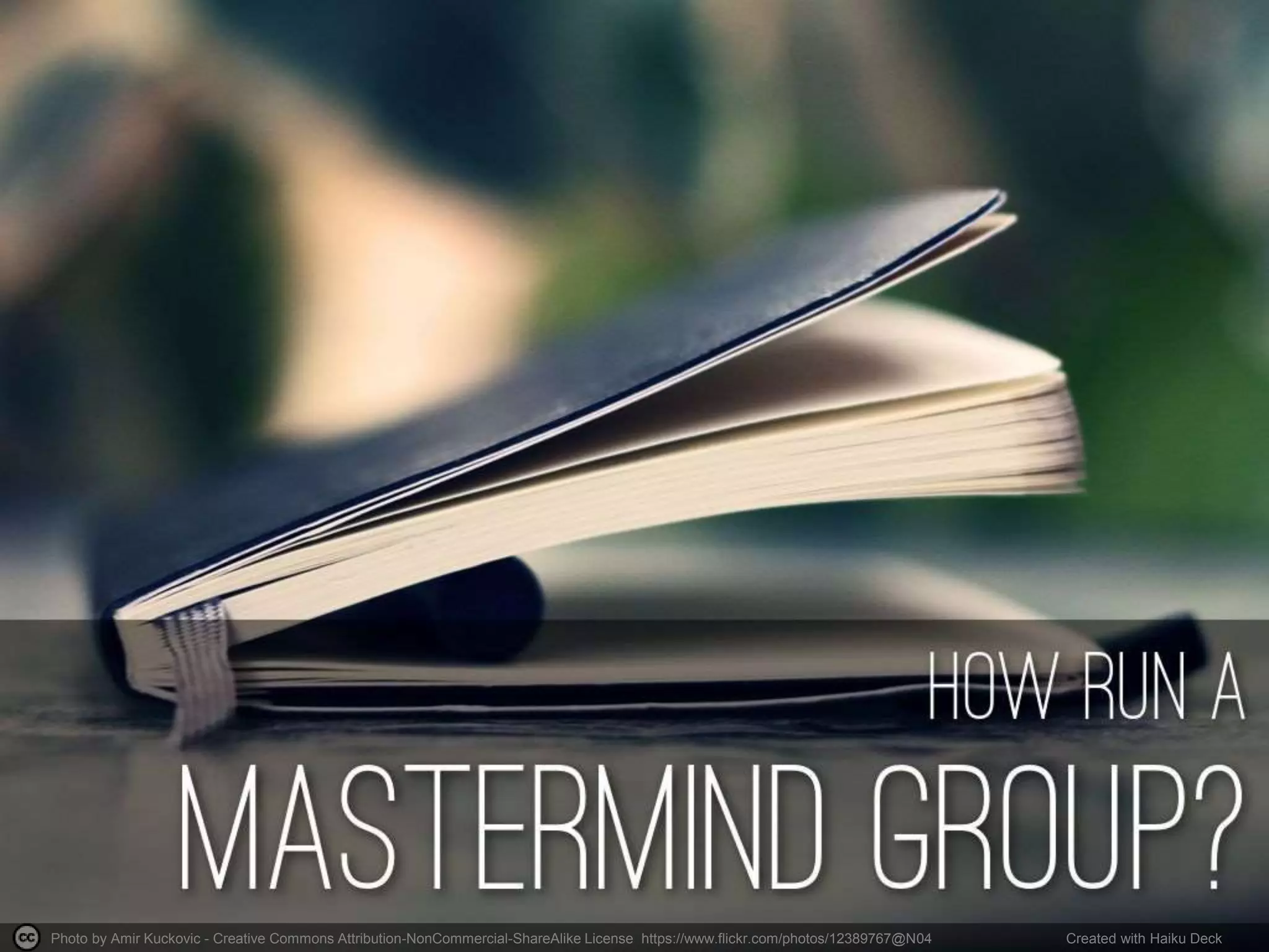 Photo by Amir Kuckovic - Creative Commons Attribution-NonCommercial-ShareAlike License https://www.flickr.com/photos/12389767@N04 Created with Haiku Deck
 