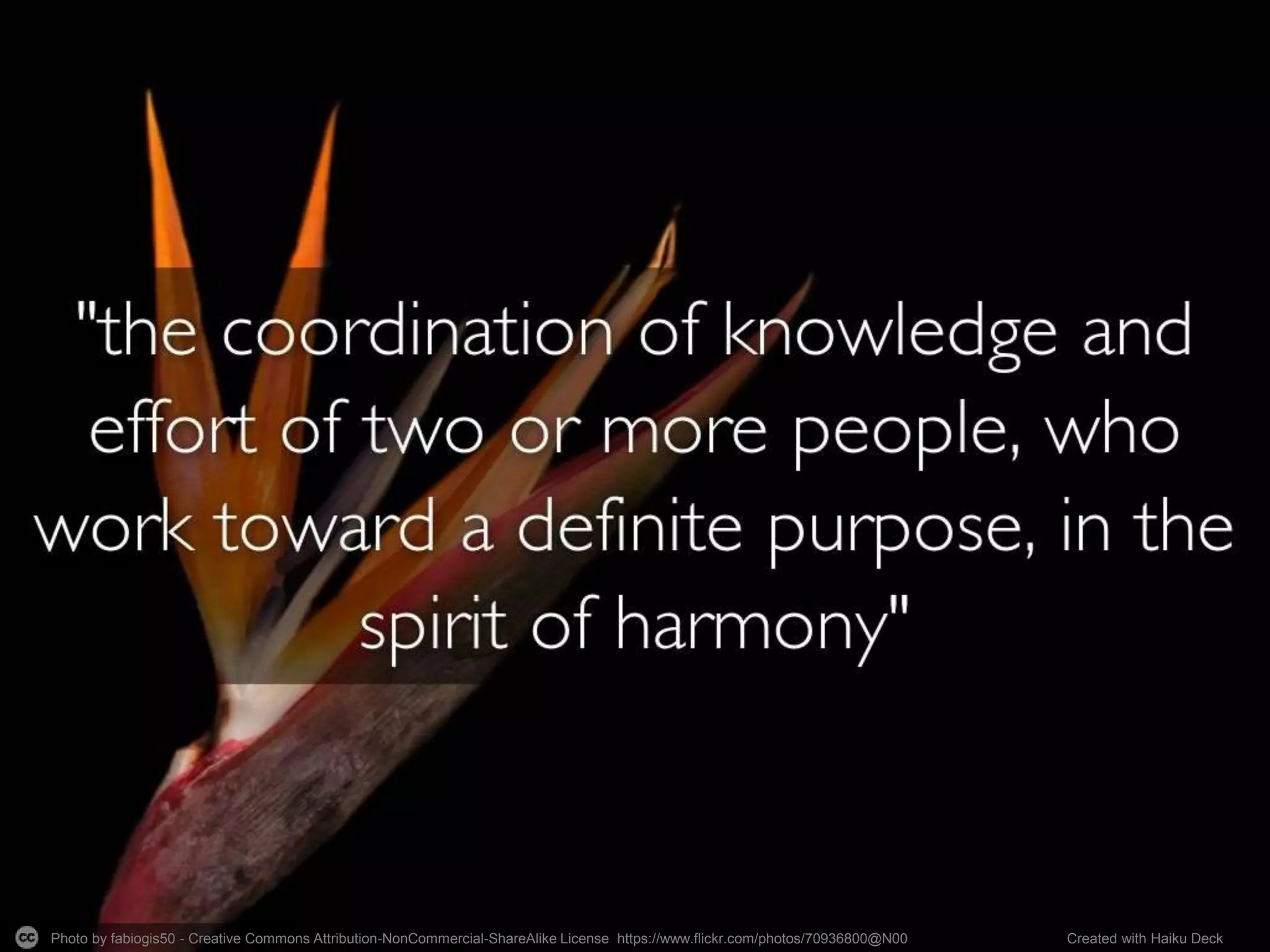 Photo by fabiogis50 - Creative Commons Attribution-NonCommercial-ShareAlike License https://www.flickr.com/photos/70936800@N00 Created with Haiku Deck
 