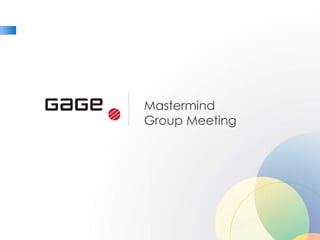 Mastermind  Group Meeting 