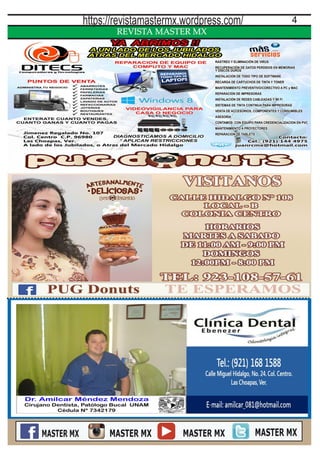 REVISTA MASTER MX
4https://revistamastermx.wordpress.com/
 
