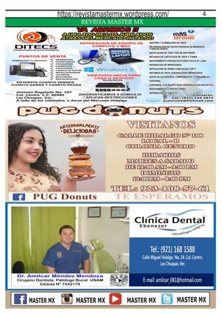 REVISTA MASTER MX
4https://revistamastermx.wordpress.com/
 