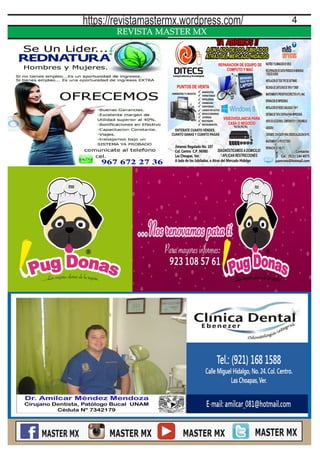 REVISTA MASTER MX
4https://revistamastermx.wordpress.com/
 