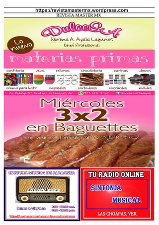 https://revistamastermx.wordpress.com
REVISTA MASTER MX
 