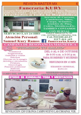 REVISTA MASTER MX 6
 