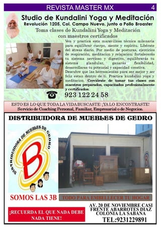 .
4REVISTA MASTER MX
 