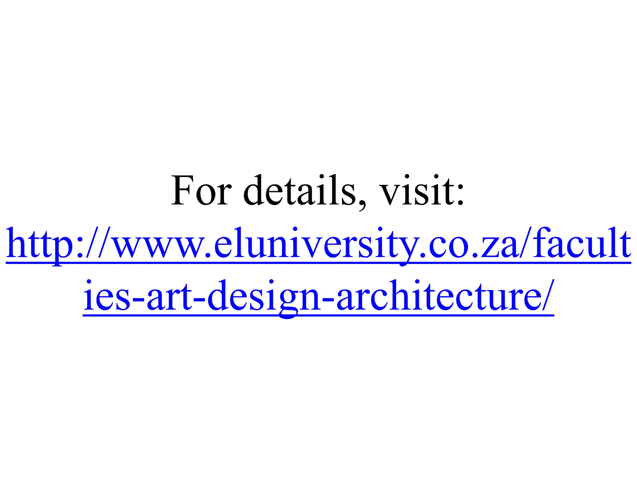 Master of architecture programs master of architecture programs ppt