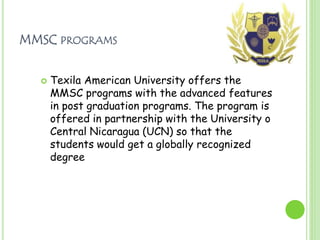 Master of Medical Science (MMSc) programs with Advanced Features in TAU ...