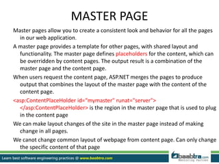 Masterpage in asp.net