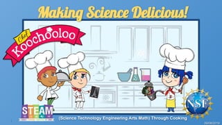 09/08/2019
(Science Technology Engineering Arts Math) Through Cooking
Making Scienc Deliciou !
1
 