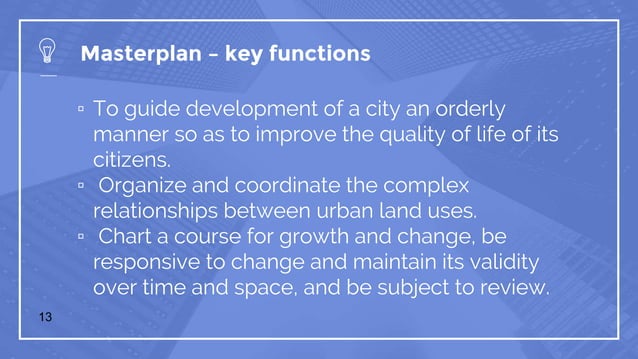 Masterplan | PPTX | Developmental Sites | Real Estate