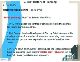 The concept of Master plan | PDF