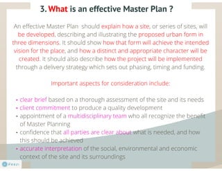 The concept of Master plan | PDF