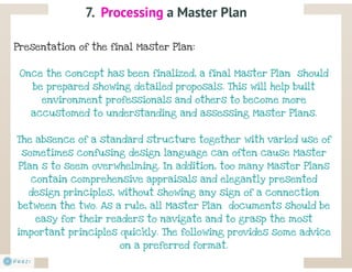 The concept of Master plan | PDF