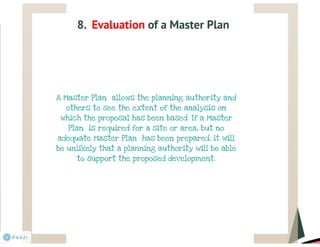 The concept of Master plan | PDF
