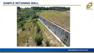 SAMPLE RETAINING WALL
 