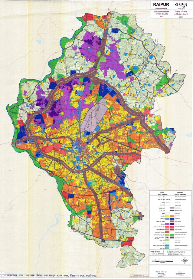 Master Plan 2031 Raipur Map Compressed Pdf Master Plan 2031 Raipur Map 1 638 