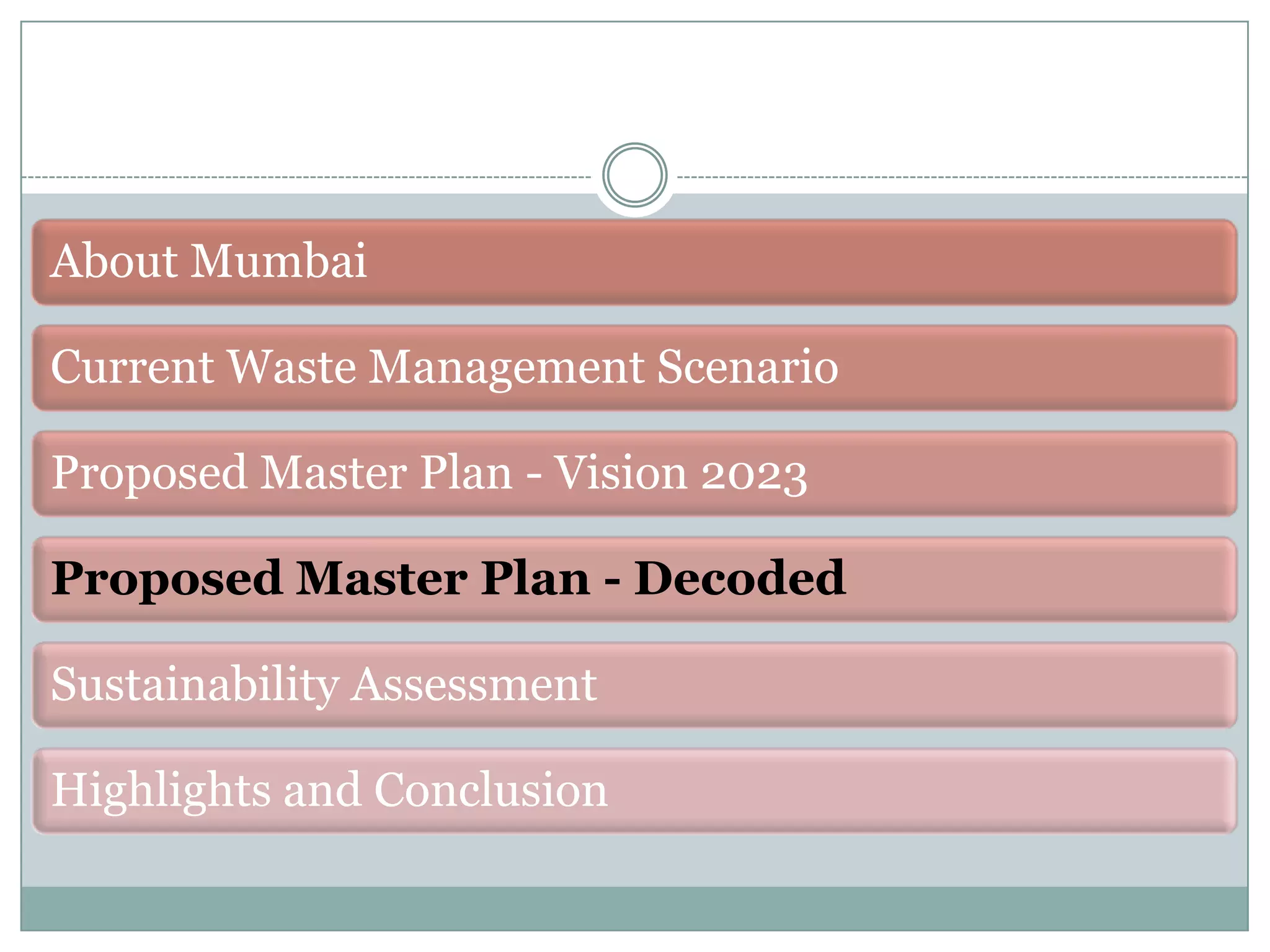 Master plan for Solid Waste Management in Mumbai, India | PPTX