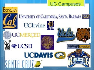 UC Campuses
 