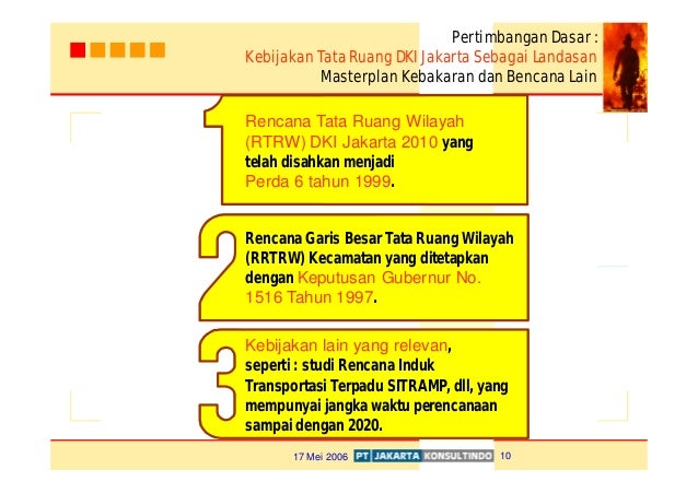 Masterplan Penanggulangan Kebakaran & Bencana Lain Provinsi DKI Jakar…