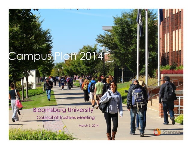 Bloomsburg University Campus Plan 2014 | PDF