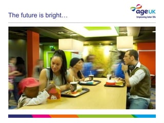 The future is bright…
 