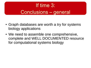 Systems biology in polypharmacology: explaining and predicting drug secondary effects. - master project Slide 48