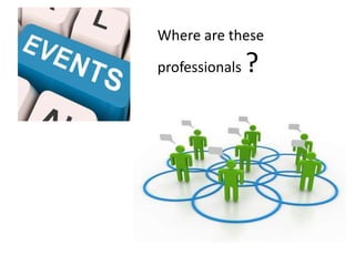 Where are these
professionals ?
 