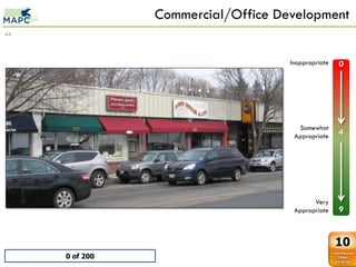 Commercial/Office Development
44



                                            Inappropriate   0
     Newton Centre 2
     0   0
     1   1
     2   2
     3   3
     4   4
     5   5                                    Somewhat
     6   6
                                             Appropriate    4
     7   7
     8   8
     9   9




                                                   Very
                                             Appropriate    9


                                                            10
             0 of 200
 