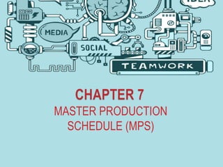 MASTER PRODUCTION
SCHEDULE (MPS)
 