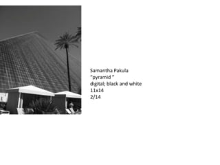 Samantha Pakula
“pyramid ”
digital; black and white
11x14
2/14

 