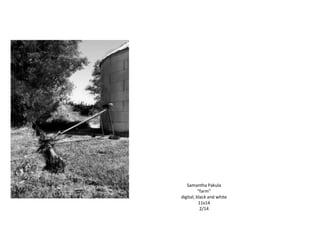Samantha Pakula
“farm”
digital; black and white
11x14
2/14

 