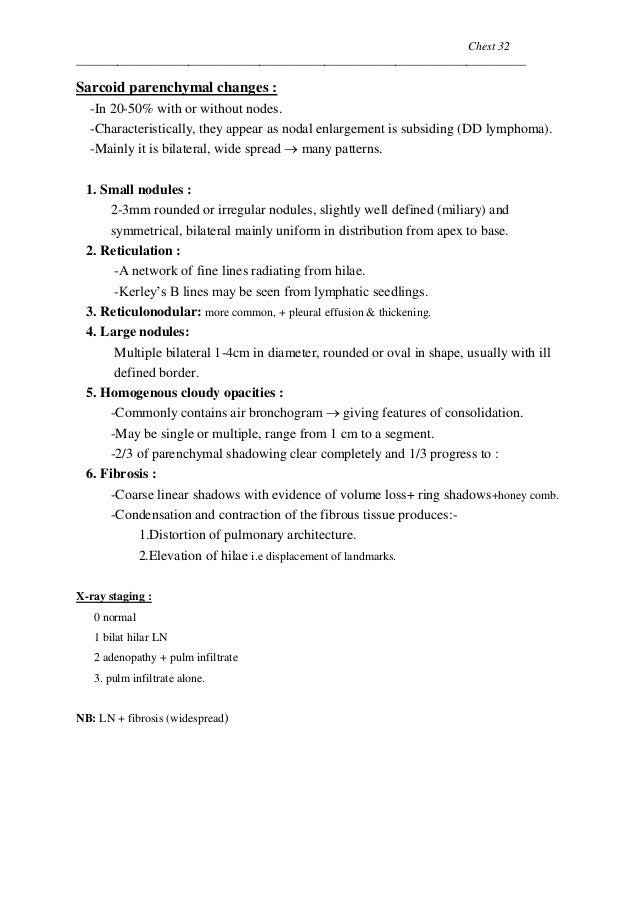 Master radiology notes chest